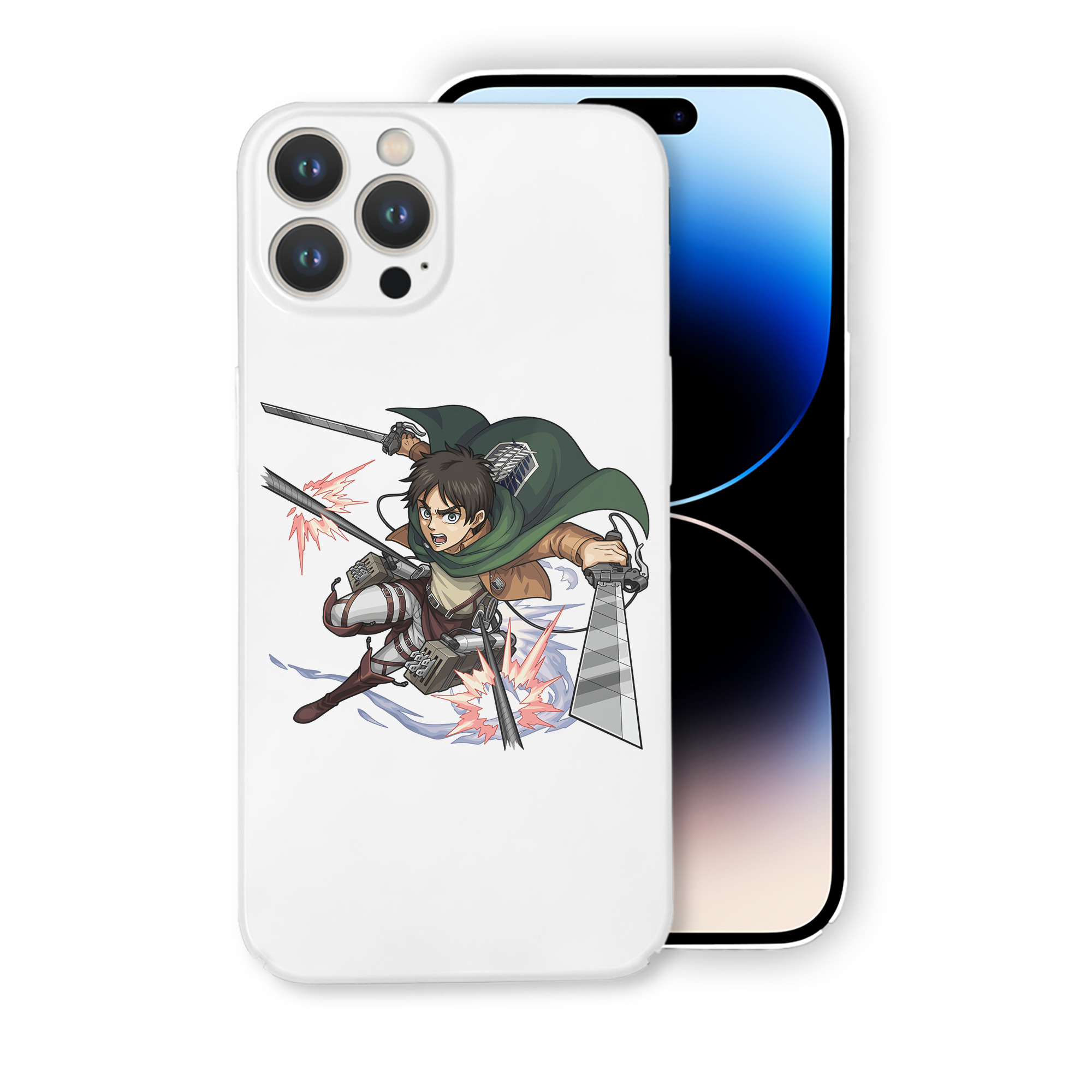 （画像用） 進撃の巨人 エレン･イェーガー Attack on Titan Eren Jäger 【iPhone 14シリーズ対応】ハードケース